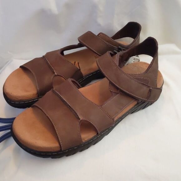 Dr. Scholls Complex Faux Leather Strappy Fisherman Outdoors Hiking Sandal Size 9 - Picture 6 of 9
